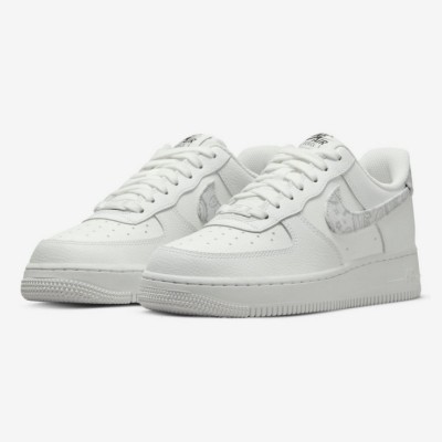 Nike Air Force 1 Low "White Paisley" DJ9942-100 Classic White Sneakers | Timeless & Elegant Design