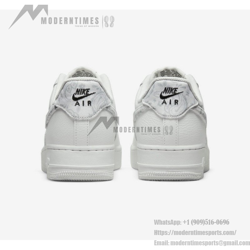 Nike Air Force 1 Low "White Paisley" DJ9942-100 Classic White Sneakers