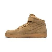 Nike Air Force 1 Mid 'Flax' 715889-200 - Classic Wheat Suede Mid-Top Sneakers