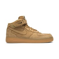 Nike Air Force 1 Mid 'Flax' 715889-200 - Classic Wheat Suede Mid-Top Sneakers