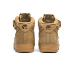 Nike Air Force 1 Mid 'Flax' 715889-200 - Wheat Suede Mid-Top Sneakers for Fall and Winter