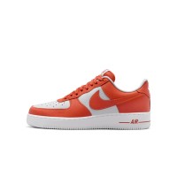 Nike Air Force 1 '07 "Pojangmacha" DX3141-861 - Bold Orange & White Leather Sneakers Inspired by Street Food Culture