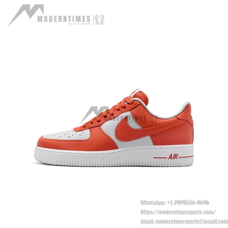 Nike Air Force 1 '07 "Pojangmacha" DX3141-861 - Orange and White Sneakers Inspired by Street Food Culture