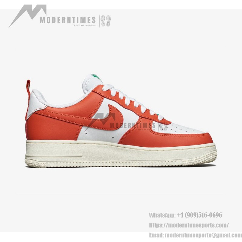 Nike Air Force 1 '07 "Pojangmacha" DX3141-861 - Orange and White Sneakers Inspired by Street Food Culture