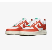 Nike Air Force 1 '07 "Pojangmacha" DX3141-861 - Bold Orange & White Leather Sneakers Inspired by Street Food Culture