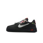 Nike Air Force 1 React "Black Multi-Color" CN9838-001 Black Sneakers with Multi-Color Details