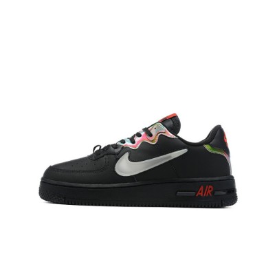 Nike Air Force 1 React "Black Multi-Color" CN9838-001 Stylish Sneakers | Bold Design & Comfort