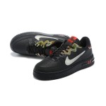 Nike Air Force 1 React "Black Multi-Color" CN9838-001 Black Sneakers with Multi-Color Details