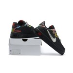 Nike Air Force 1 React "Black Multi-Color" CN9838-001 Black Sneakers with Multi-Color Details