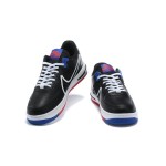 Nike Air Force 1 React "Black Multi" CT1020-001 Black Sneakers with Red and Blue Accents