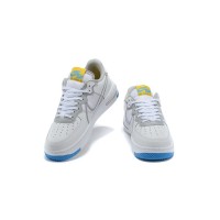 Nike Air Force 1 React "White/Blue/Yellow" CT1020-100 Stylish Sneakers | Fresh Colorway & Comfort