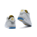 Nike Air Force 1 React "White/Blue/Yellow" CT1020-100 White Sneakers with Blue and Yellow Accents