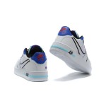 Nike Air Force 1 React "White/Blue/Red" CT1020-102 White Sneakers with Blue, Red, and Black Details