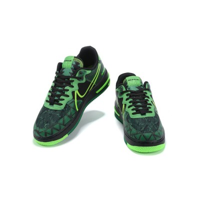 Nike Air Force 1 React "Naija" CW3918-001 Green & Black Sneakers | Bold Cultural Design