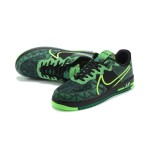 Nike Air Force 1 React "Naija" CW3918-001 Green and Black Sneakers with Neon Accents