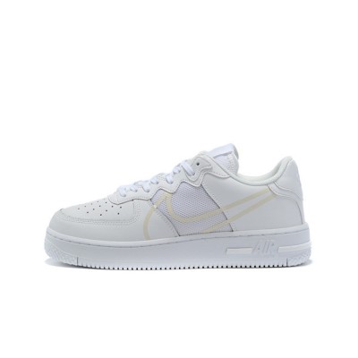 Nike Air Force 1 React "Triple White" CT1020-101 Klassische Weiße Sneaker | Komfort und Minimalismus