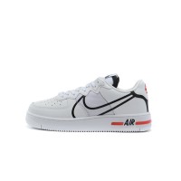 Nike Air Force 1 React "White/Black/Red" CD4366-100 Stylish Sneakers | Classic Meets Modern Comfort