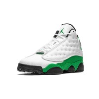 Air Jordan 13 Retro DB6537-113 - "Lucky Green" Basketball Sneakers in White, Green, and Black