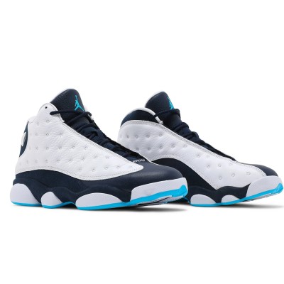 Air Jordan 13 Retro "Obsidian" 414571-144 - Elegant White and Blue Sneakers for Classic Style