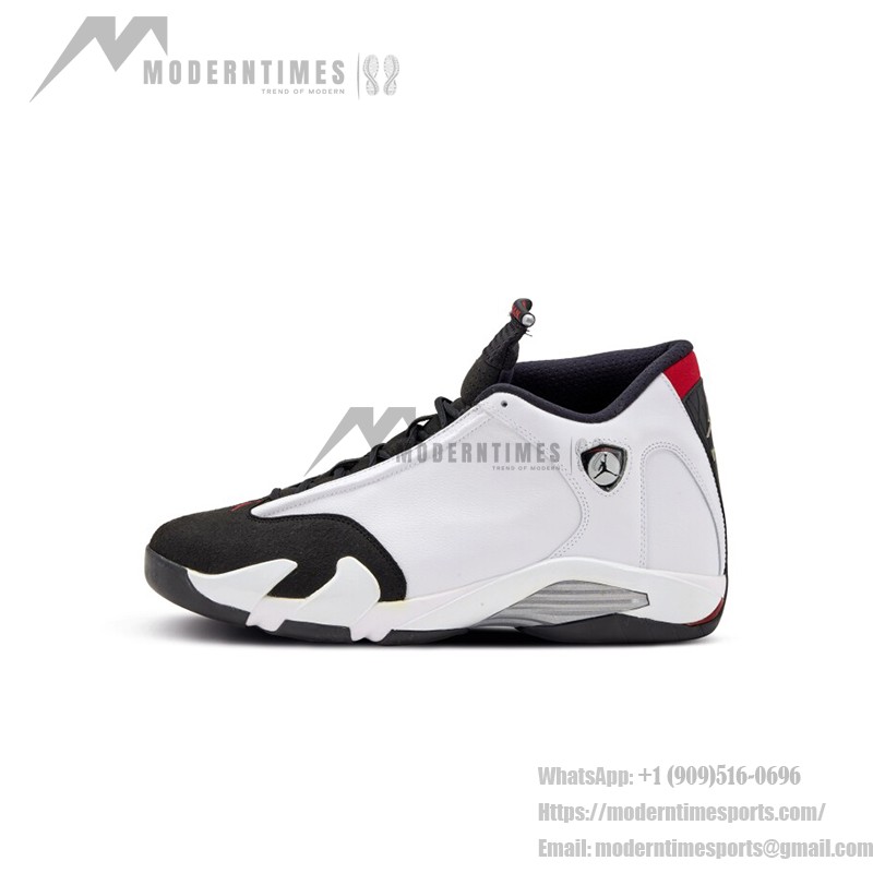 Air Jordan 14 "Black/White/Red" 487471-102 | High-Top Basketball Sneakers for Men and Women