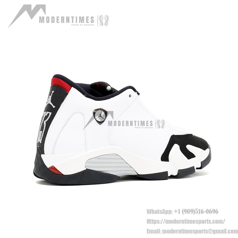 Air Jordan 14 "Black/White/Red" 487471-102 | High-Top Basketball Sneakers for Men and Women