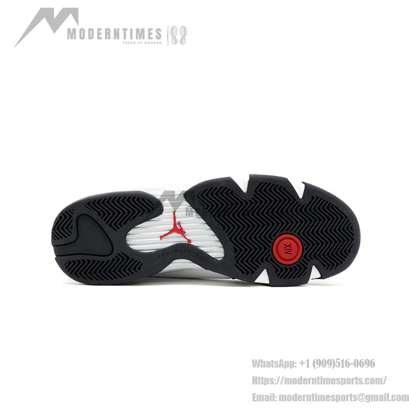 Air Jordan 14 "Black/White/Red" 487471-102 | High-Top Basketball Sneakers for Men and Women