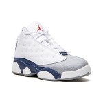 Air Jordan 13 Retro "French Blue" 414571-164 Basketball Sneakers in White, Grey, and Blue