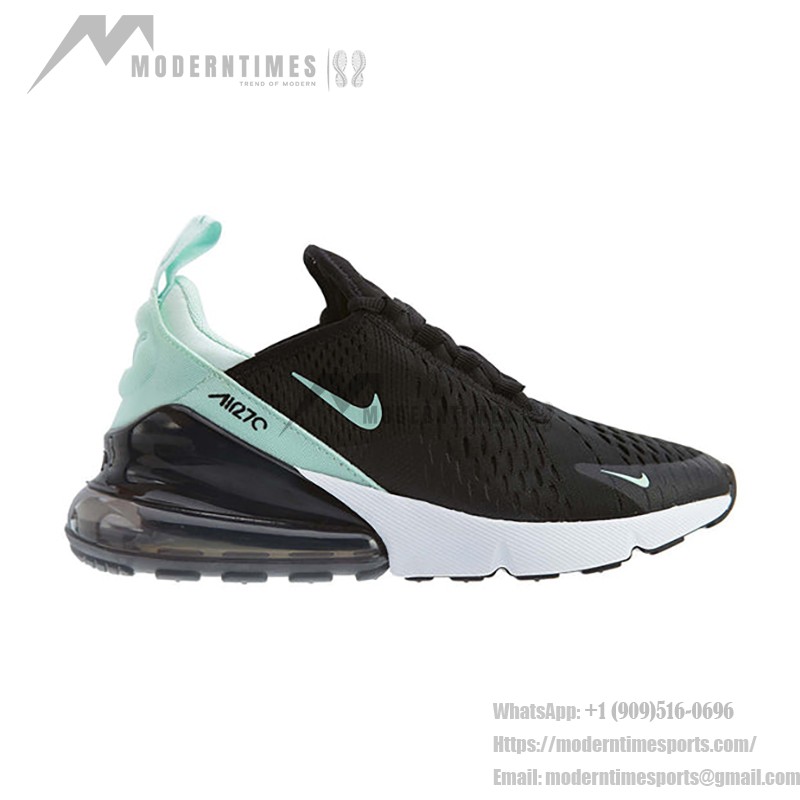 Nike Air Max 270 Igloo Black and Mint Green Sneakers