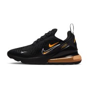 Nike Air Max 270 Multi Swoosh DV7143-001 - Bold Black and Gold with Dynamic Swoosh Design