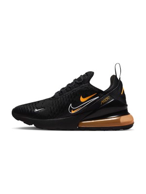 Nike Air Max 270 Multi Swoosh DV7143-001 - Bold Black and Gold with Dynamic Swoosh Design