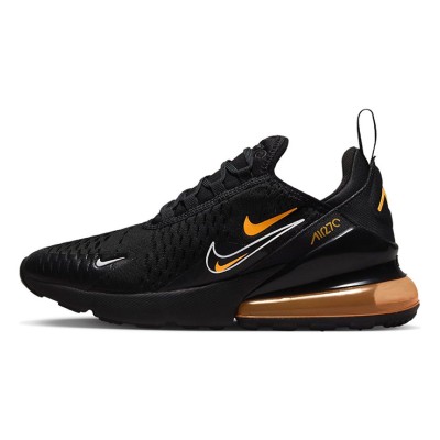 Nike Air Max 270 Multi Swoosh DV7143-001 - Bold Black and Gold with Dynamic Swoosh Design