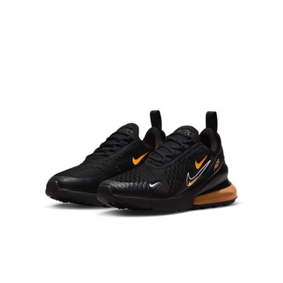 Nike Air Max 270 Multi Swoosh DV7143-001 - Bold Black and Gold with Dynamic Swoosh Design