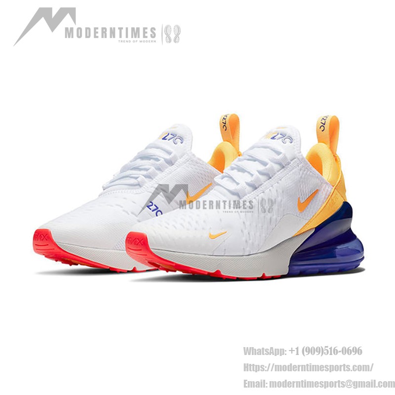 Nike Air Max 270 Philippines White Orange Blue Sneakers