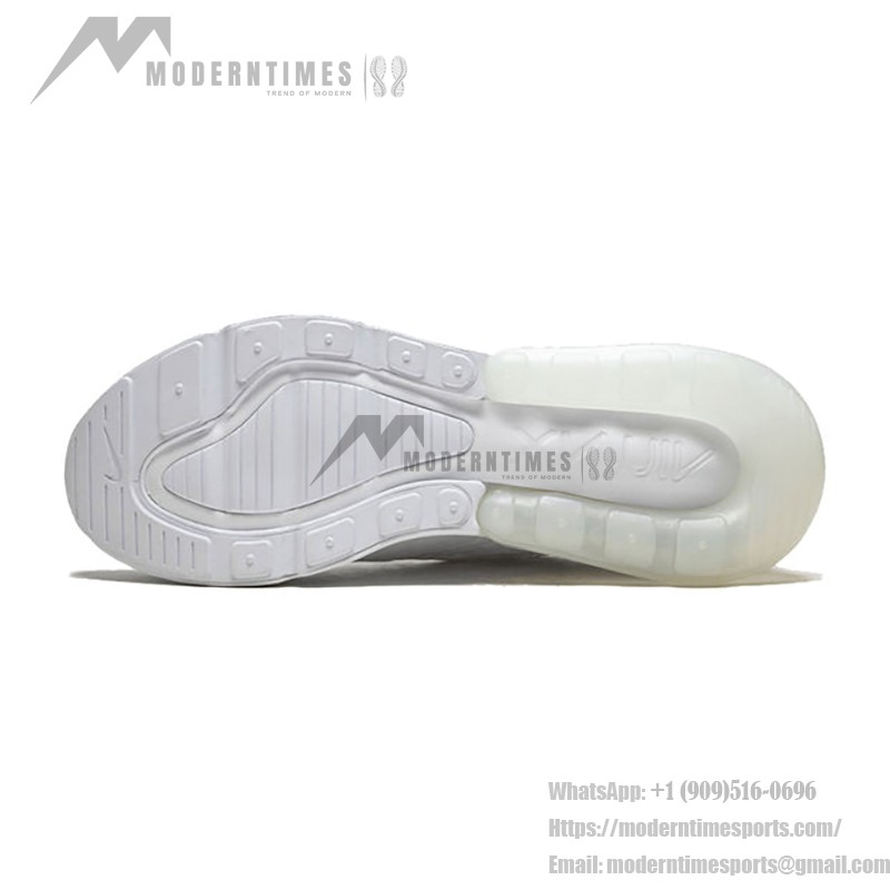 Nike Air Max 270 Triple White Sneakers - Clean and Stylish Design