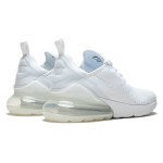 Nike Air Max 270 Triple White Sneakers - Clean and Stylish Design