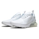 Nike Air Max 270 Triple White Sneakers - Clean and Stylish Design