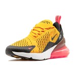 Nike Air Max 270 University Gold Sneakers - Bold Gold with Pink Air Unit