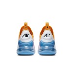 Nike Air Max 270 University Gold Sneakers - Gradient Gold, Orange, and Blue