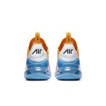 Nike Air Max 270 University Gold Sneakers - Gradient Gold, Orange, and Blue