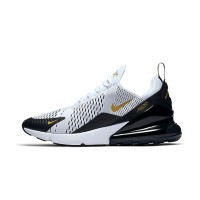 Nike Air Max 270 White Gold AV7892-100 - Classic White with Luxurious Gold Accents and Air Max Cushioning