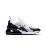 Nike Air Max 270 White Gold Sneakers - White and Gold Design with Air Max Cushioning