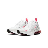 Nike Air Max 270 White Light Fusion Red DD7120-100 - Fresh White with Vibrant Red Accents and Air Max Cushioning