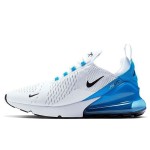 Nike Air Max 270 White Photo Blue Sneakers with Air Max Cushioning