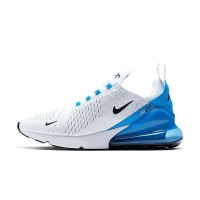 Nike Air Max 270 White Photo Blue AH8050-110 - Crisp White and Photo Blue with Air Max Cushioning