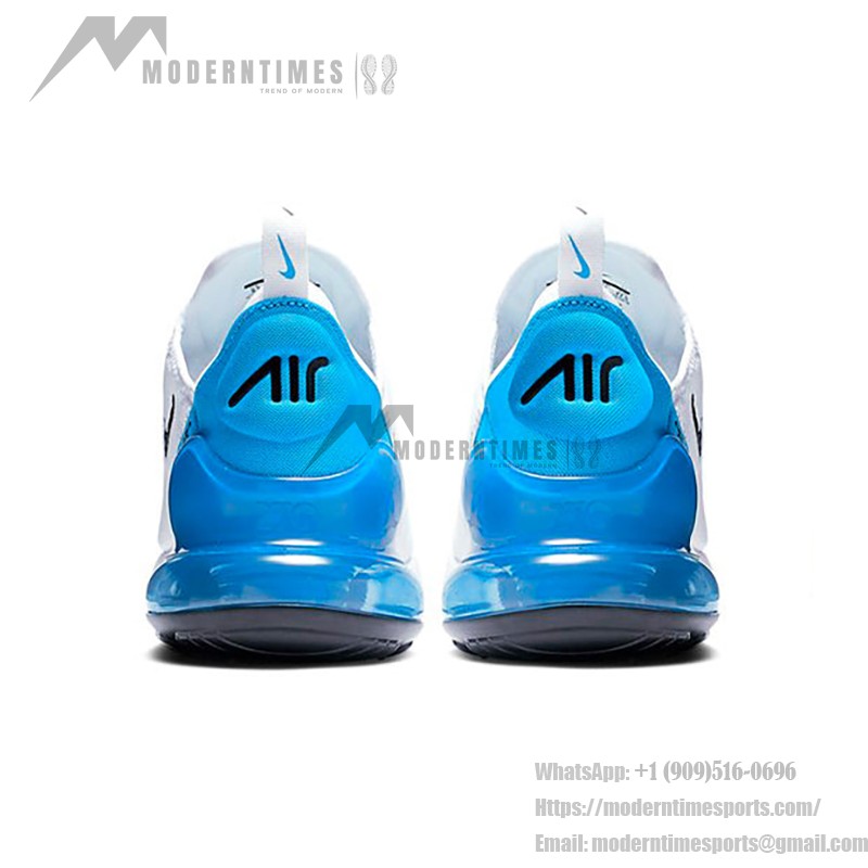 Nike Air Max 270 White Photo Blue Sneakers with Air Max Cushioning