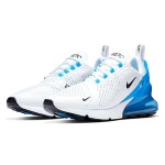 Nike Air Max 270 White Photo Blue Sneakers with Air Max Cushioning