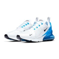 Nike Air Max 270 White Photo Blue AH8050-110 - Crisp White and Photo Blue with Air Max Cushioning