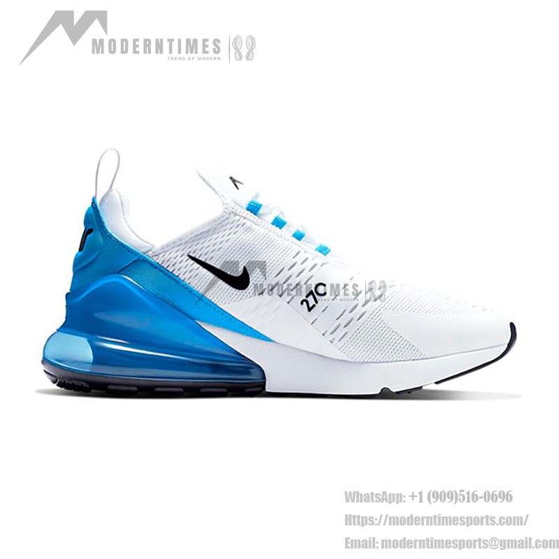 Nike Air Max 270 Weiß Photo Blau Sneaker mit Air Max Dämpfung