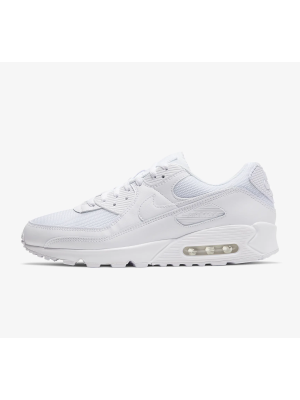 Nike Air Max 90 CN8490-100 - 트리플 화이트 스니커즈 | 세련된 디자인과 일상적인 편안함