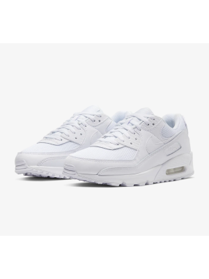 Nike Air Max 90 CN8490-100 - 트리플 화이트 스니커즈 | 세련된 디자인과 일상적인 편안함